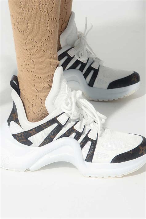 lv archlight sneaker white